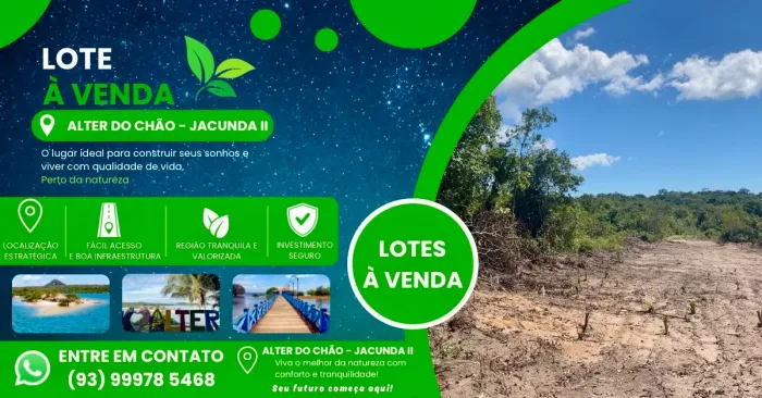 Venda de Lotes - Alter do Chão
