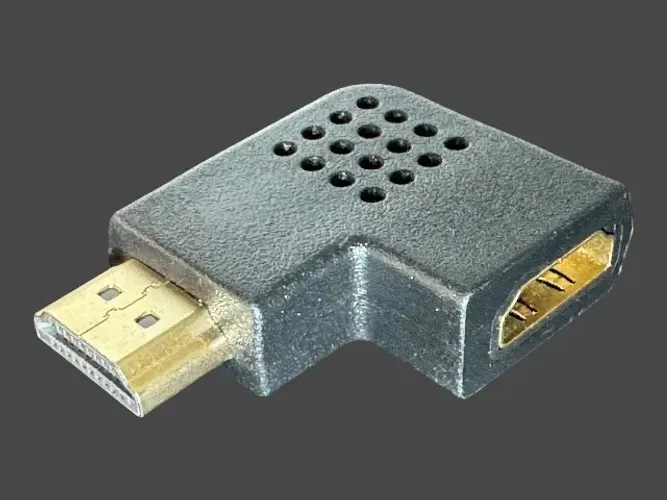 Adaptador HDMI 90 Graus Macho x Fêmea - Curva em L