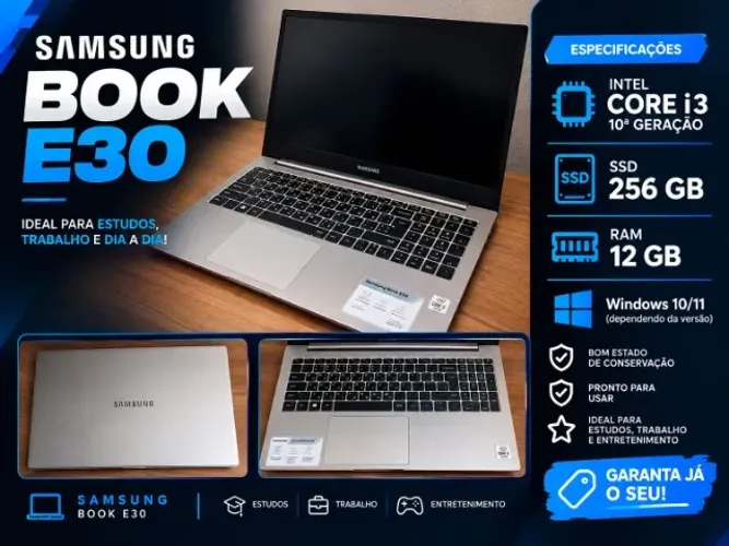 Samsung booke30 256GB SSD 12B RAM