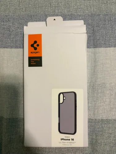 Capa Spigen ultra hybrid frost black iPhone 16 