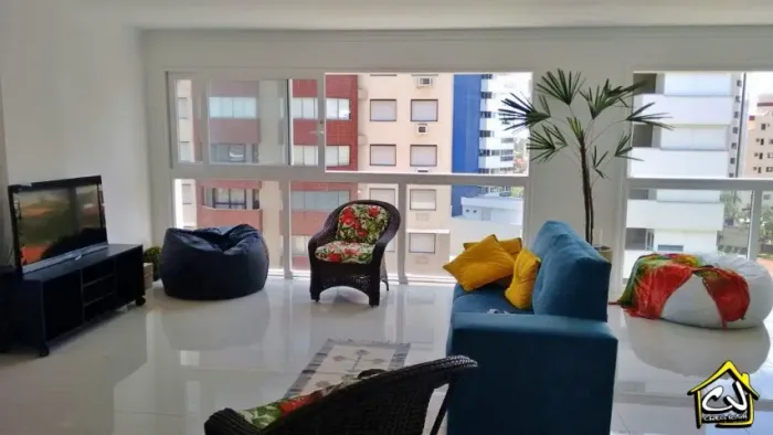 Réveillon 2027 - Apartamento c/ 3 Quartos - 4 Quadras Mar - Praia Grande