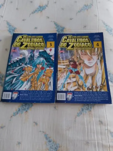 Manga cavaleiros do zodíaco a saga de hades.volumes 3 e 4.