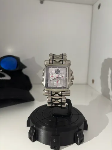 Relógio Oakley Minute Machine Total Silver - Primeira Geração
