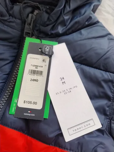 Jaqueta infantil menino Tommy Hilfiger original
