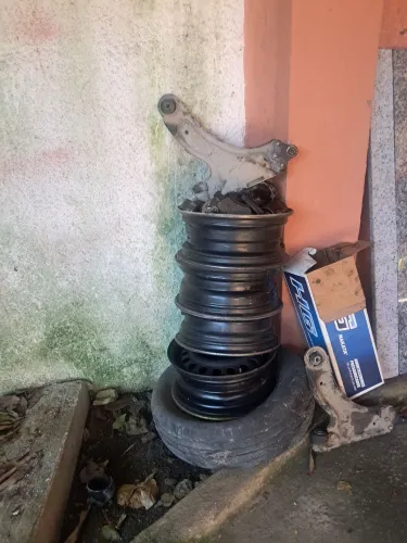 4 Rodas de ferro aro 14"