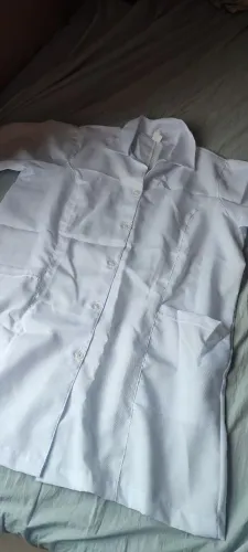 Jaleco feminino branco