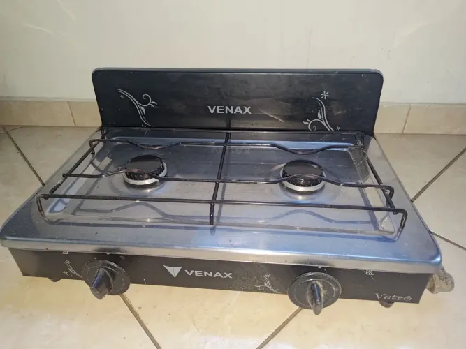 Fogão portátil a gás 2 bocas
