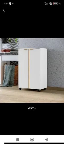 Organizador MDF com rodinhas
