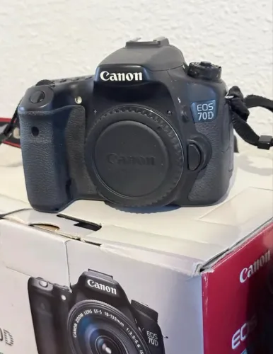 Câmera cânon 70d