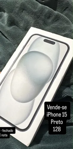 iPhone 15128 gigas preto novo