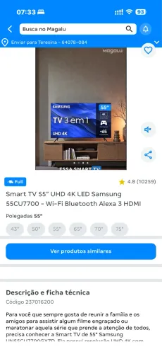 Tv Samsung 55