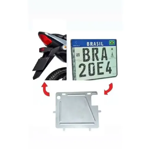 SOPORTE REFORÇO PROTETOR DE PRACA DE AÇO MOTO MERCOSUL 