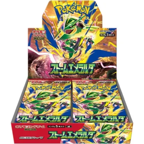 Pokémon TCG Japonês MEGA - Caixa Selada Storm Emeralda (M6) -Lacrada Original