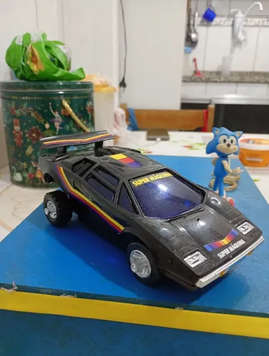 Lamborghini super máquina anos 80 gaslitte 