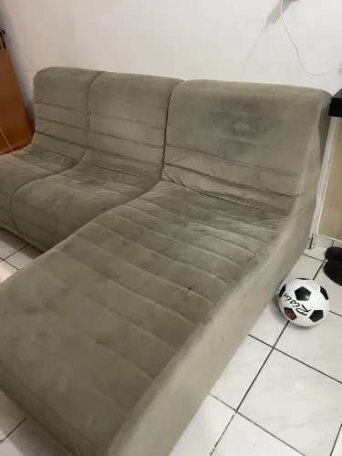 Sofá 3 lugares com chaise