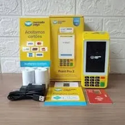 Maquina de Cartao Point Pro 3 Mercado Pago - Loja Oficial Curitiba Centro