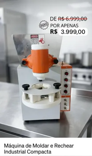 MAQUINA DE SALGADOS POUCO USADA