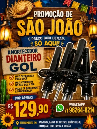 Amortecedor dianteiro Gol G5 em diante 