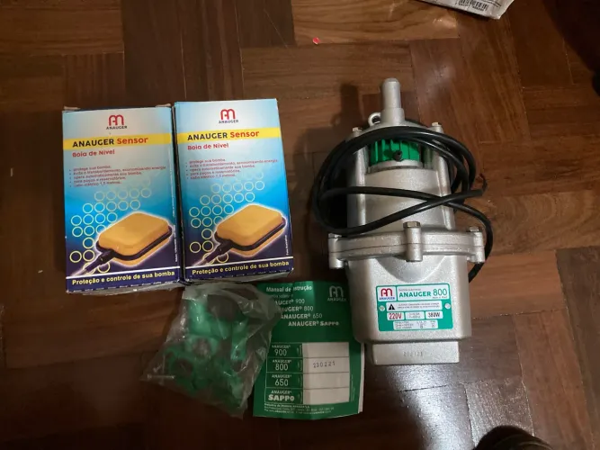Bomba Submersa Anauger Sapo 800 Extreme 380W Para Poço 7" Água Limpa