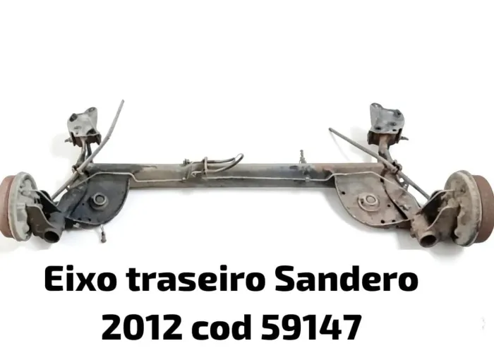 Eixo traseiro Sandero 2012