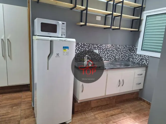 Kitnet com 1 quartos para alugar, 27 m² por R$ 1.700/mês - Bangu - Santo André/SP
