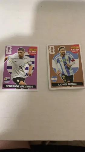 FIGURINHA MESSI BRONZE E VALVERDE REGULAR