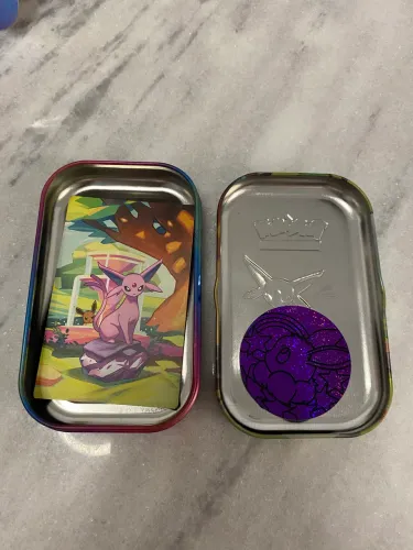 Mini lata Evoluções Prismáticas- Espeon - Sem booster