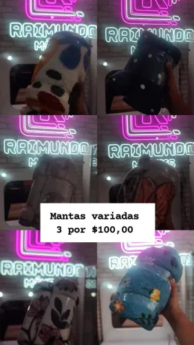 Mantas variadas atacado e varejo