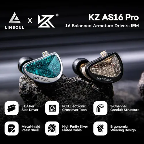 Fone Kz AS16 Pro tenho 2 Cores Disponíveis.