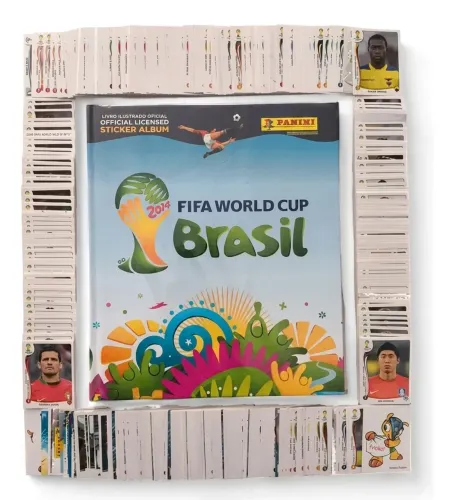 Álbum copa 2014 + set de figurinhas completo para colar