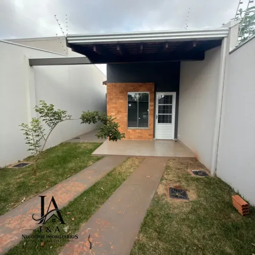 Casa á venda com 2 quartos sendo 1 suíte, espaço gourmet na Recanto do Cerrado em Campo Gr