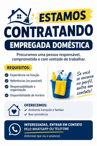 Contrato serviço de empregada doméstica