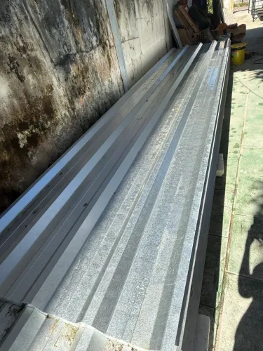 2 Telha sanduíche tp40 em aço galvalume