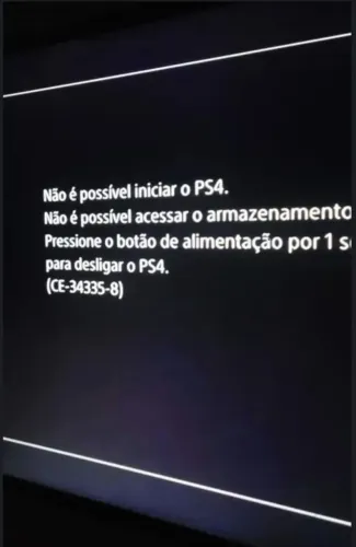 Ps4 500gb não reconhece Hd