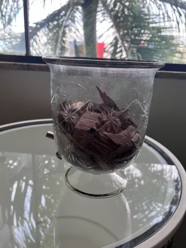 Vaso de vidro pra planta