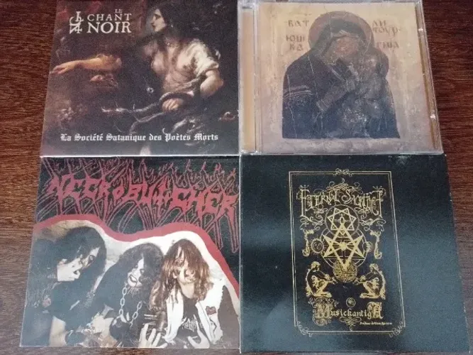 cd black metal lote c 4 cds l5