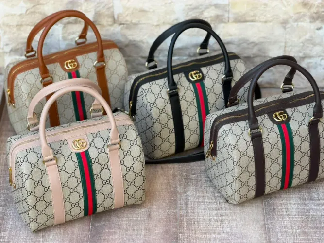 Bolsa Estilo GG Supreme Ophidia Boston Bag - Design Clássico e Elegante