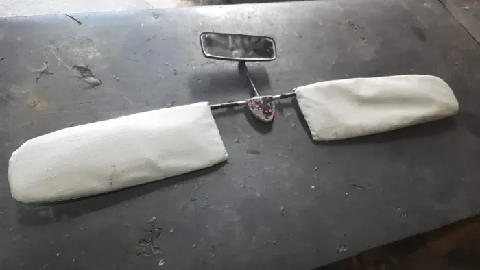 2 Quebra Sol +Retrovisor interno Vw kombi