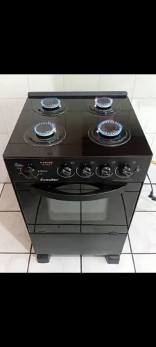 fogão 4 bocas mesa de vidro acendimento automático