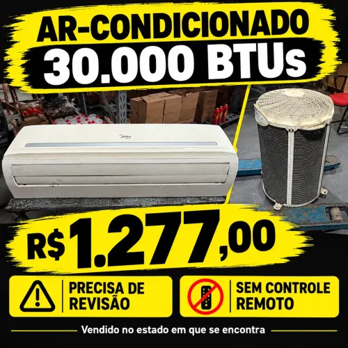 Ar condicionado 30.000btus