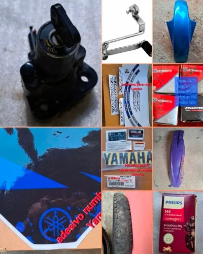 Peças para motos Yamaha aceito cartão