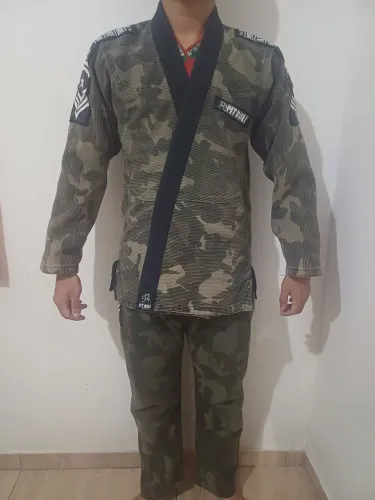 Kimono Camuflado Pitbull Jiu Jitsu Army A1