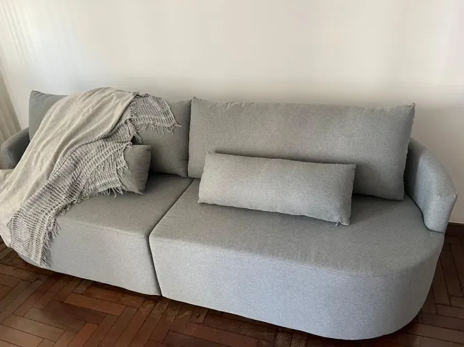 Sofá Versátil Cinza