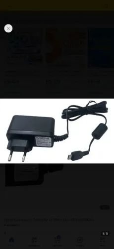 Fonte carregador 5v 1A saída usb fêmea