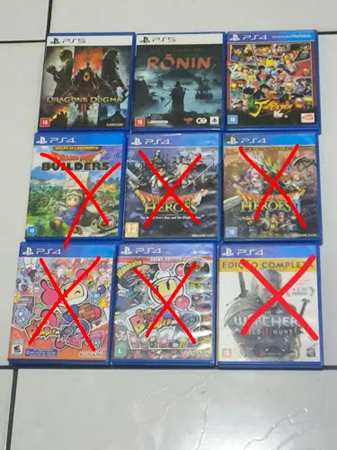 Jogos de ps4 e ps5