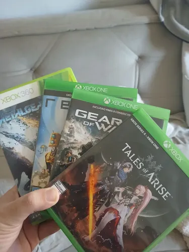 TROCO JOGOS DE XBOX + HEADSET GAMER POR CONTROLE DE XBOX