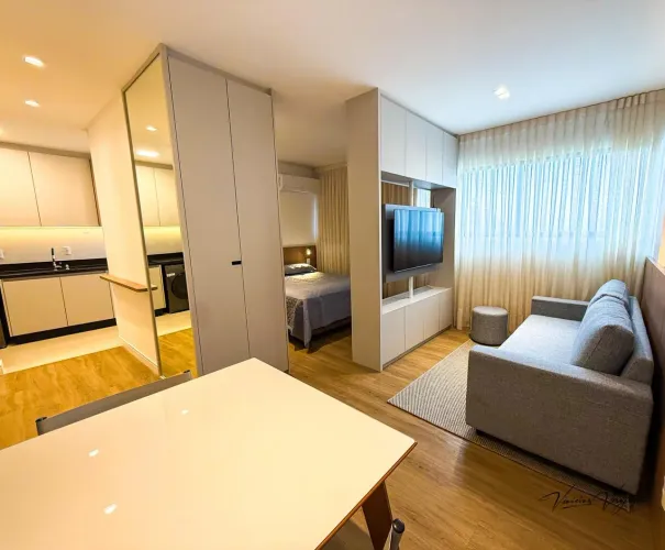 Apartamento para Locação em Camboriú, São Francisco de Assis, 1 dormitório, 1 banheiro, 1