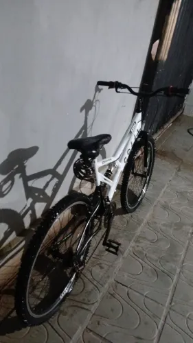 Bicicleta Colli Full Suspension Branca - Com Nota Fiscal - R$ 500!