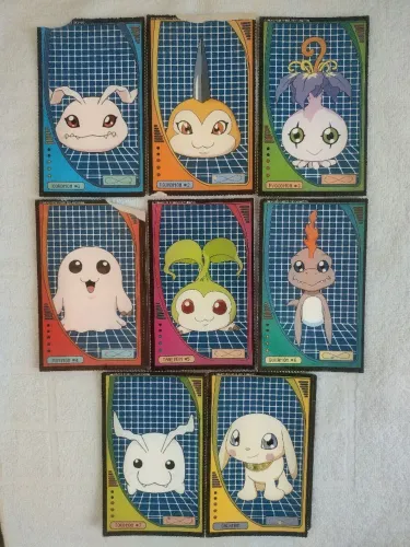 Lote Cards Antigos Revista Digimon