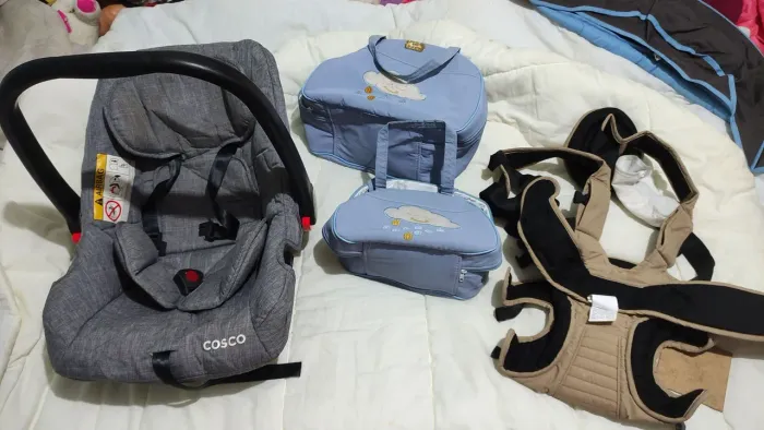 Bebe conforto, kit de bolsa e canguru